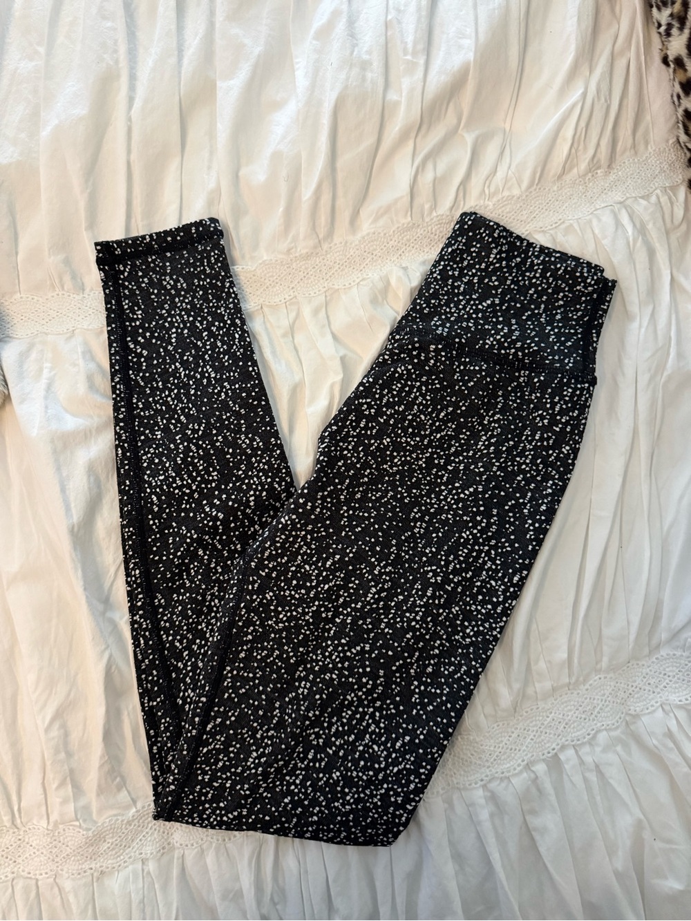 BuffBunny Black Speckle High-Rise Leggings